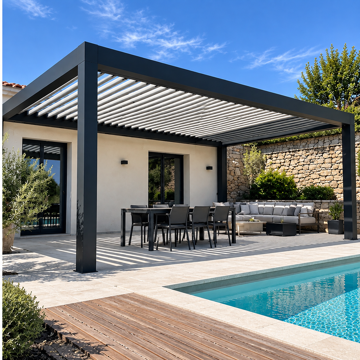 Pergola bioclimatique