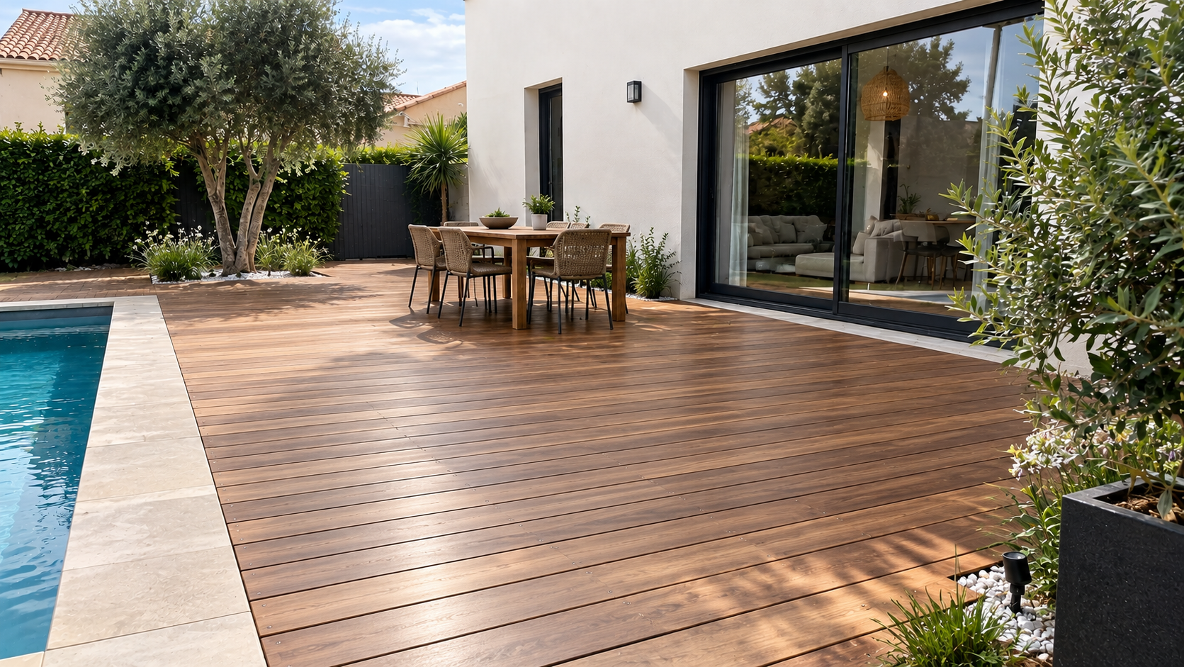 Aménagement extérieur en bois