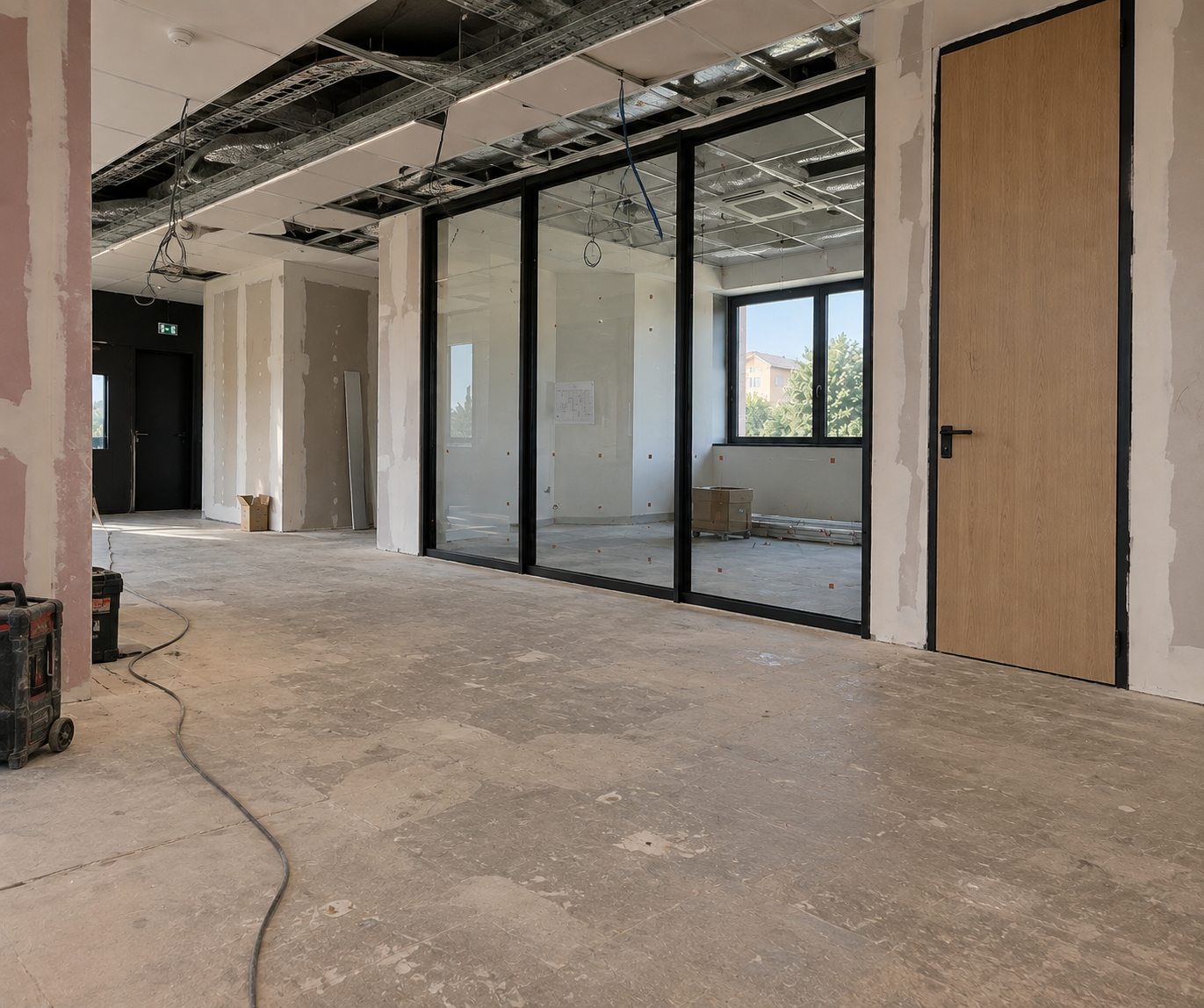 Avant travaux — Menuiseries professionnelles